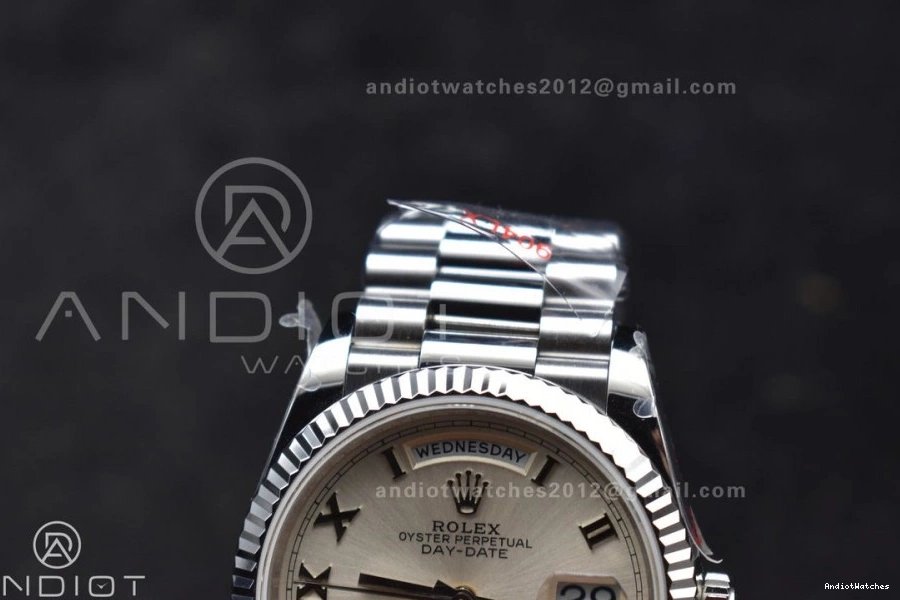 Dial Bracelet vr3255 Roman Unisex Edition Stick 36 Weight) DayDate 688 Steel President (Gain QF Best SS 904L on White V5 0407